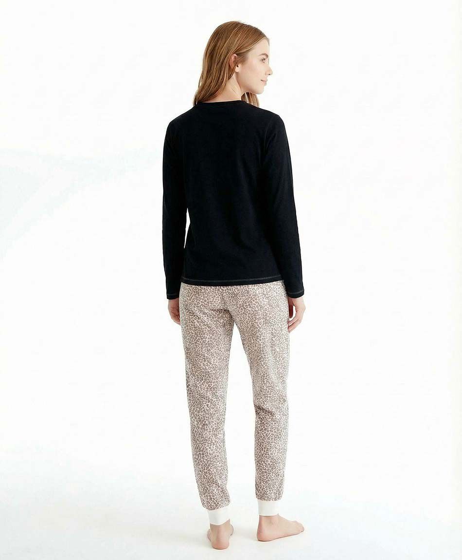 Pijama mujer polar love animal print