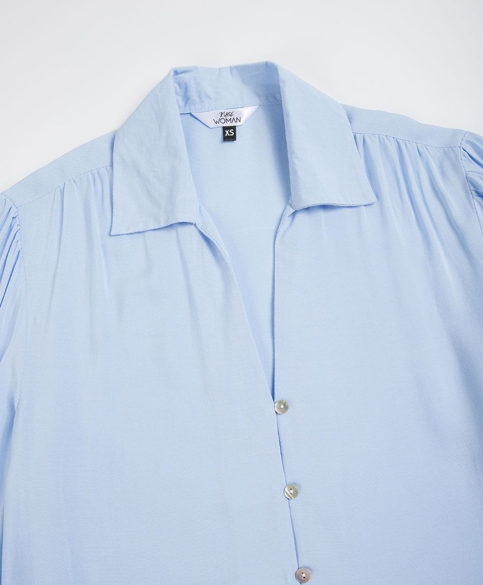 Camisa mujer camisera lisa
