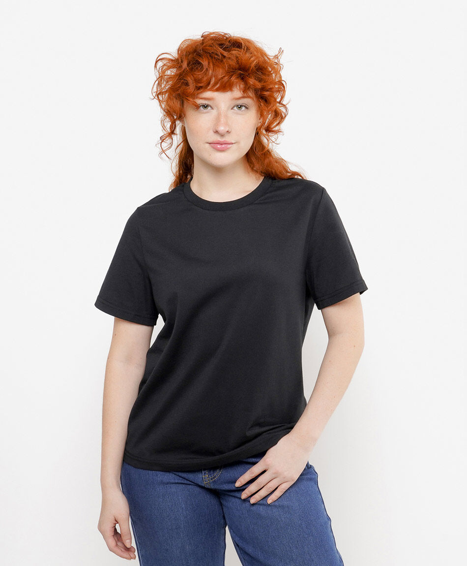 Remera mujer b&aacute;sica negra