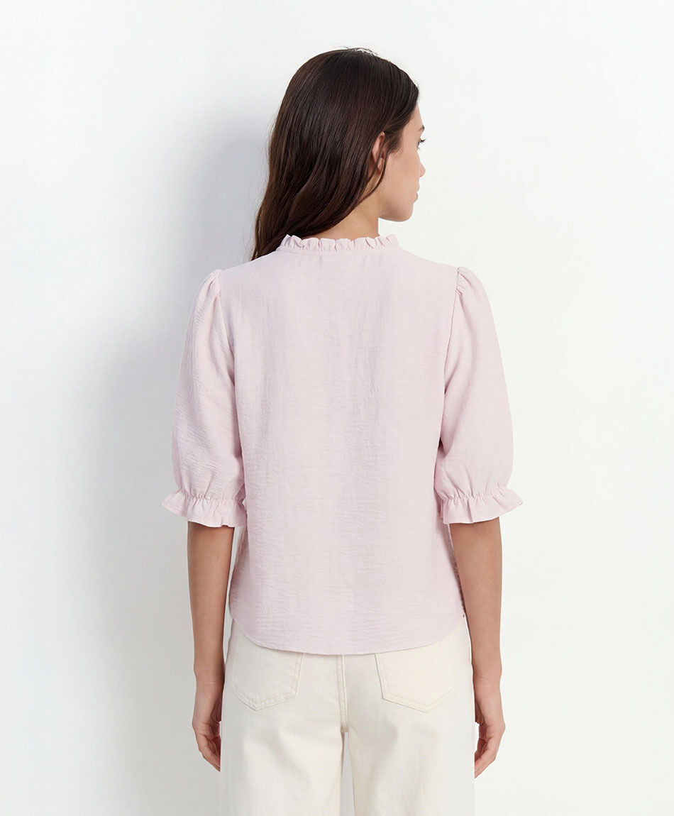 Camisa mujer cuello vuelitos