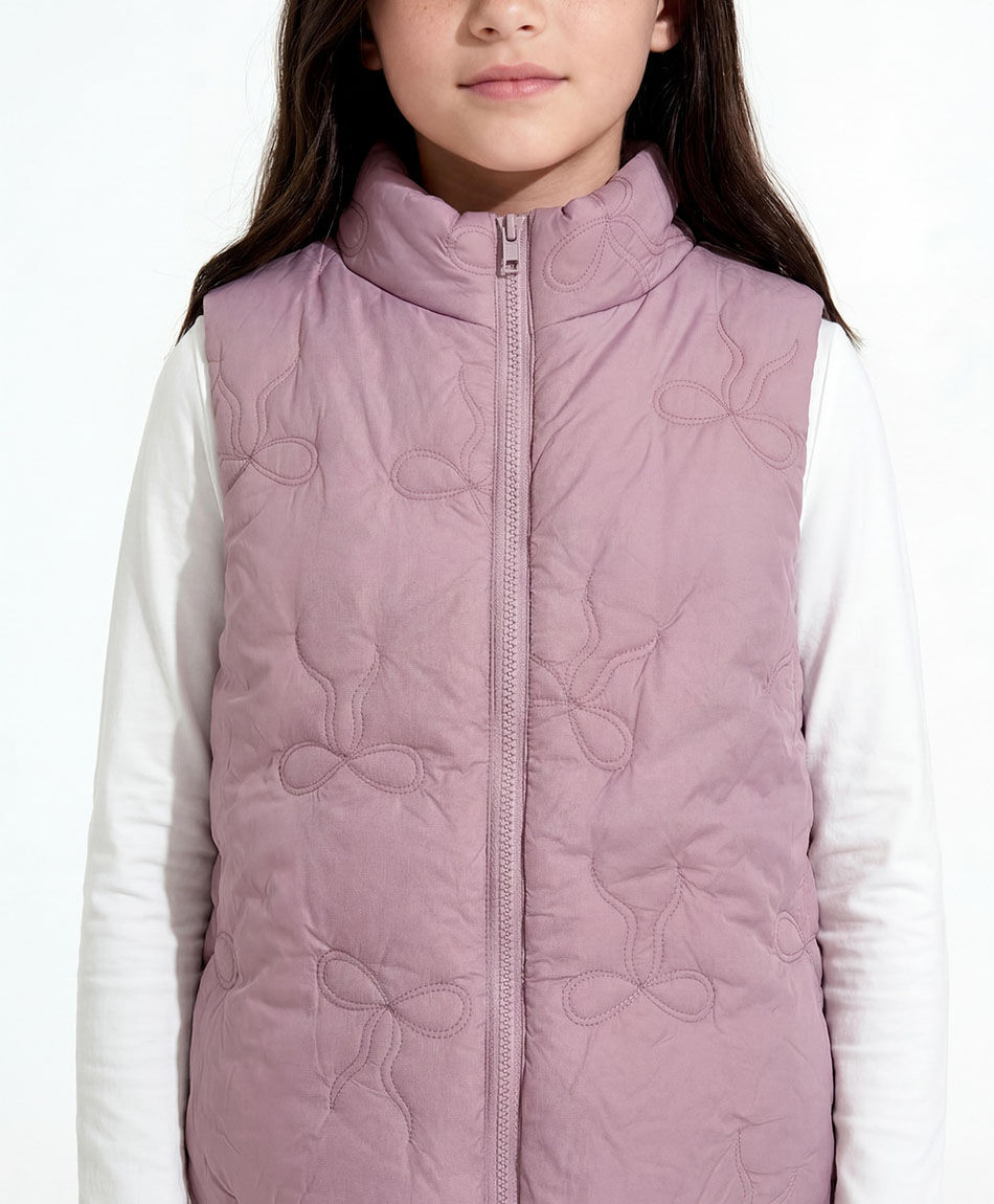 Parka ni&ntilde;a basica sin mangas