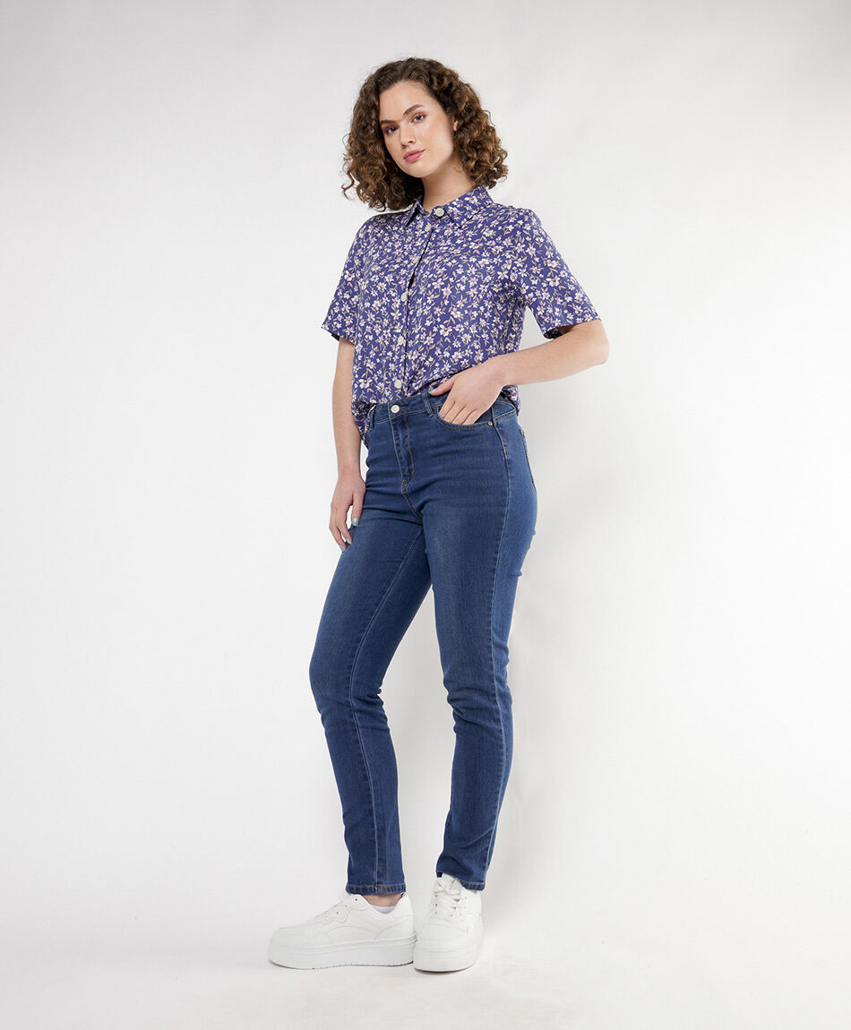 Jeans mujer cl&aacute;sico skinny fit