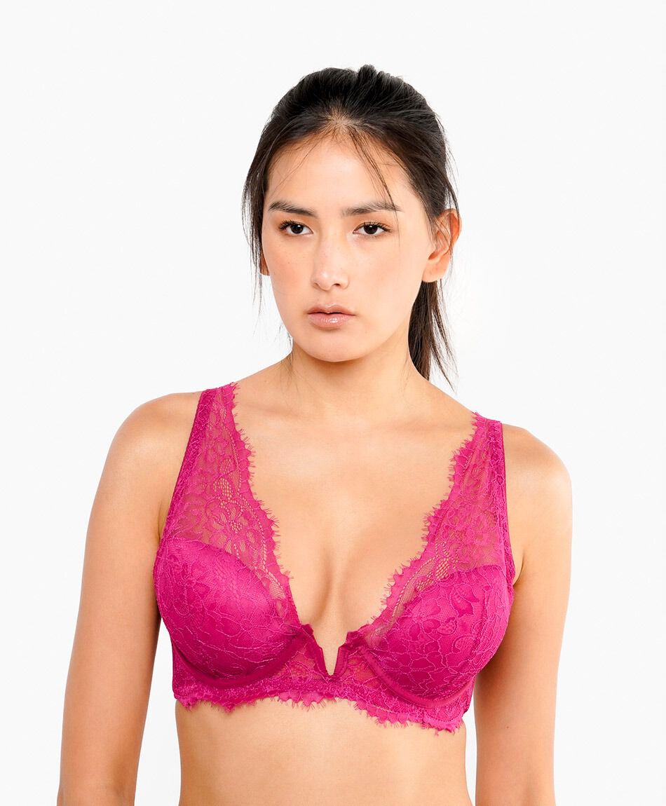 Corpi&ntilde;o mujer floreado encajes