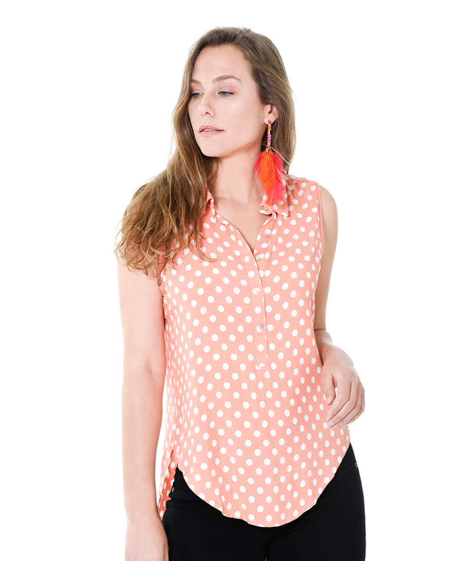 Blusa estampa lunares