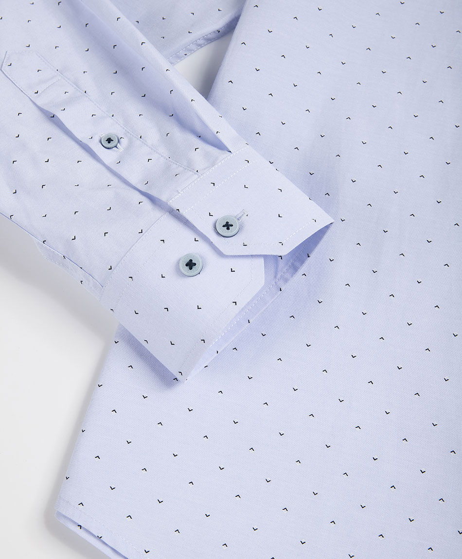 Camisa hombre formal mini puntos