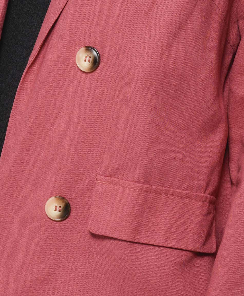 Blazer mujer lino color