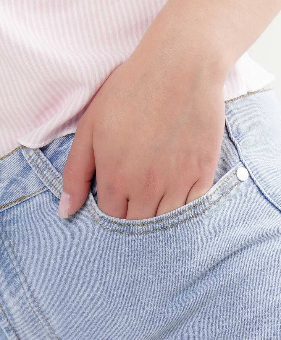 Jeans mujer detalle basta