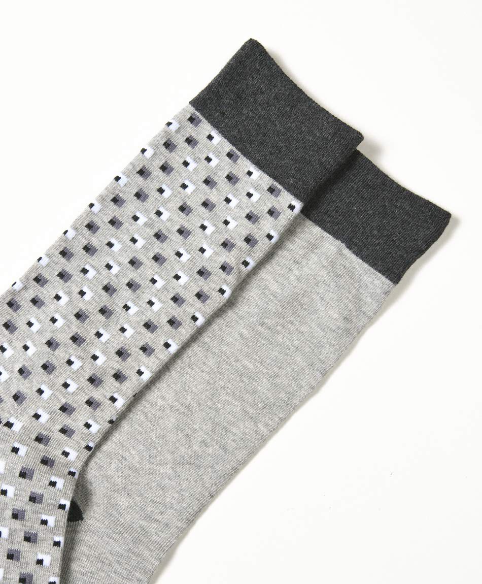 Pack 2 medias hombre mini cuadros