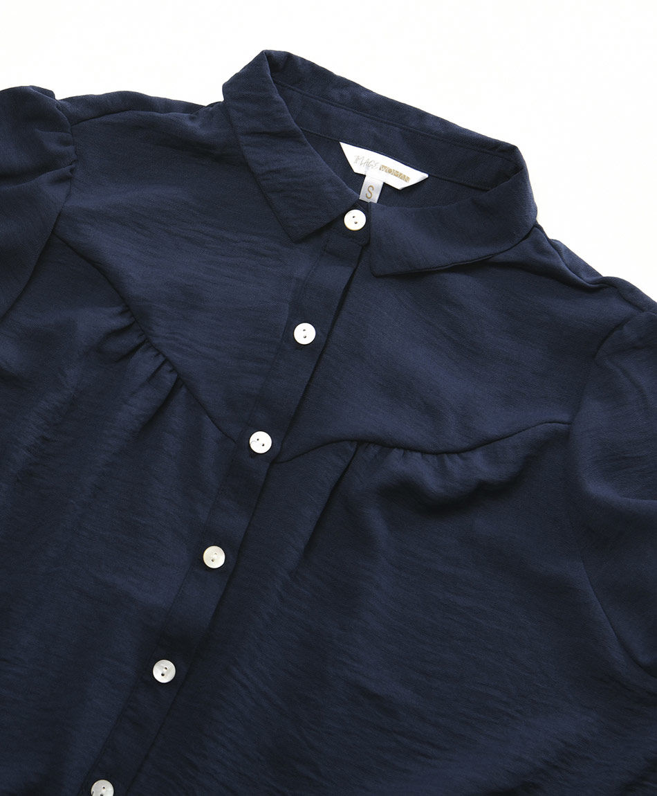 Blusa mujer nudo cintura