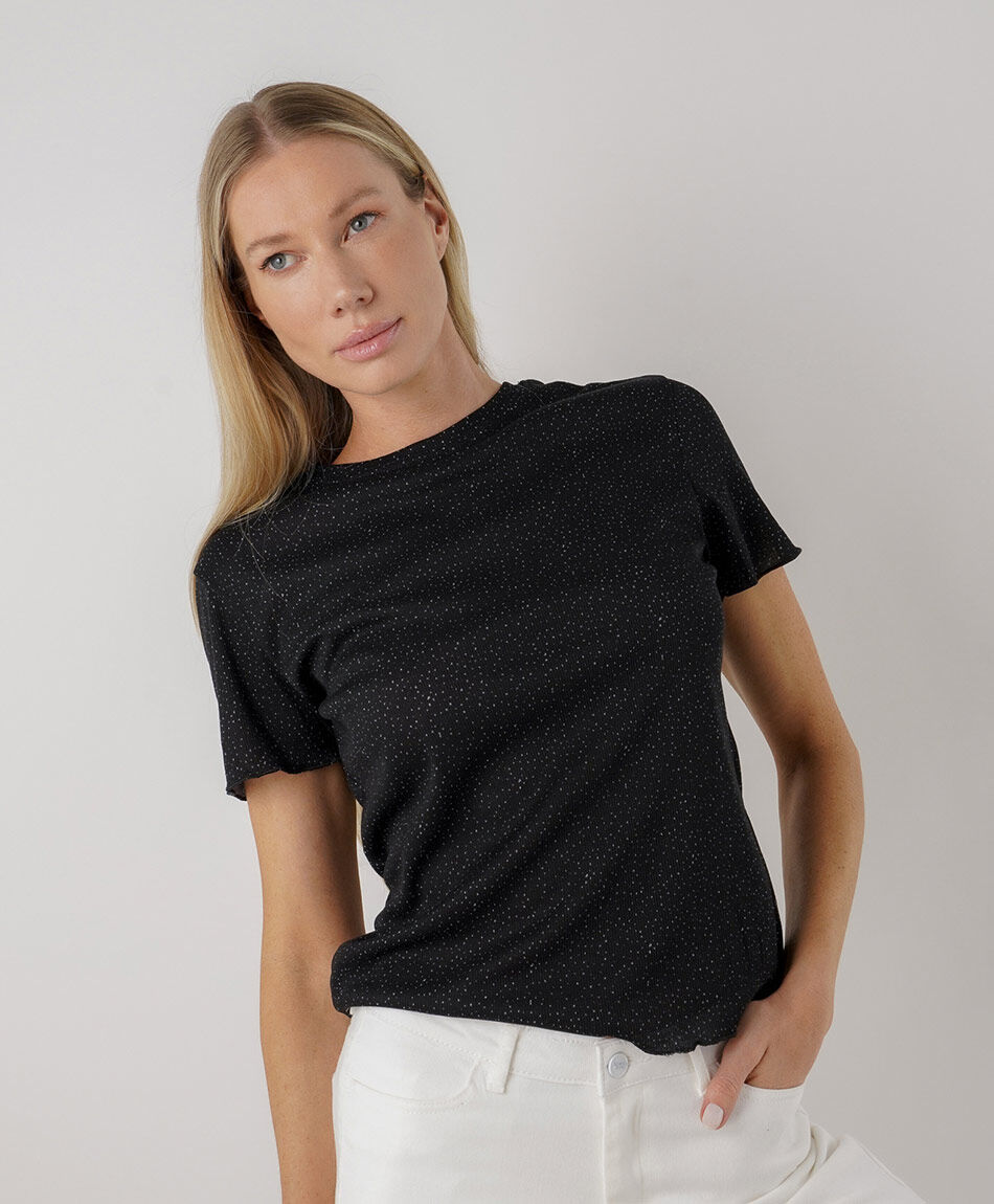 Remera mujer canal&eacute; puntitos