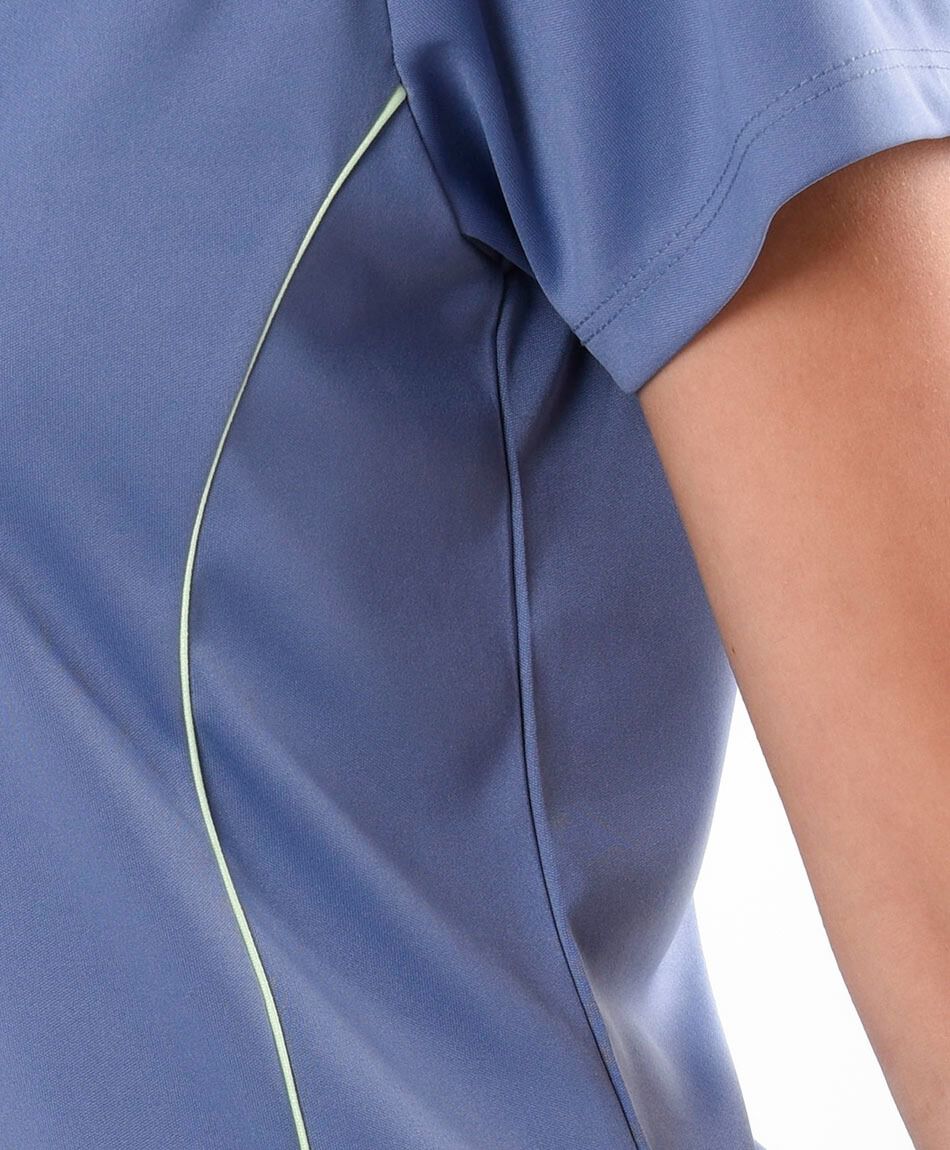 Remera deportiva mujer azul