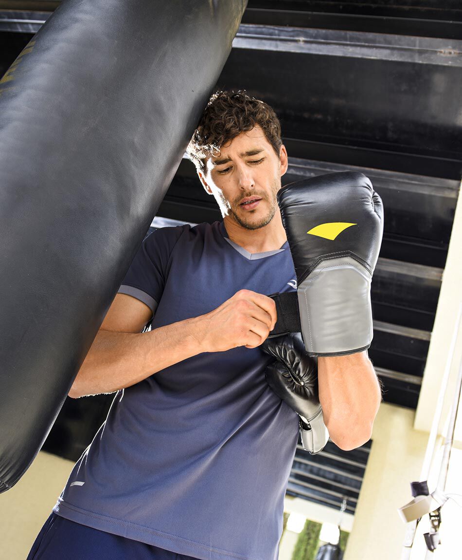 Remera deportiva hombre running lisa