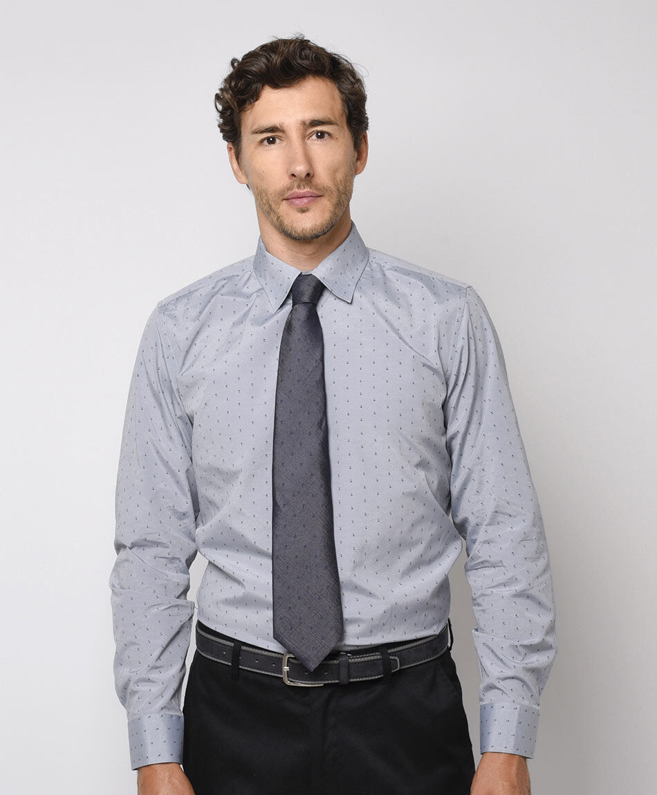 Corbata hombre gris