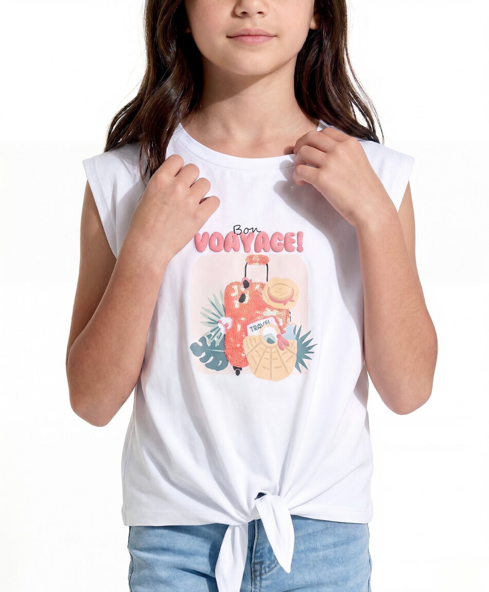 Remera ni&ntilde;a viaje lazo