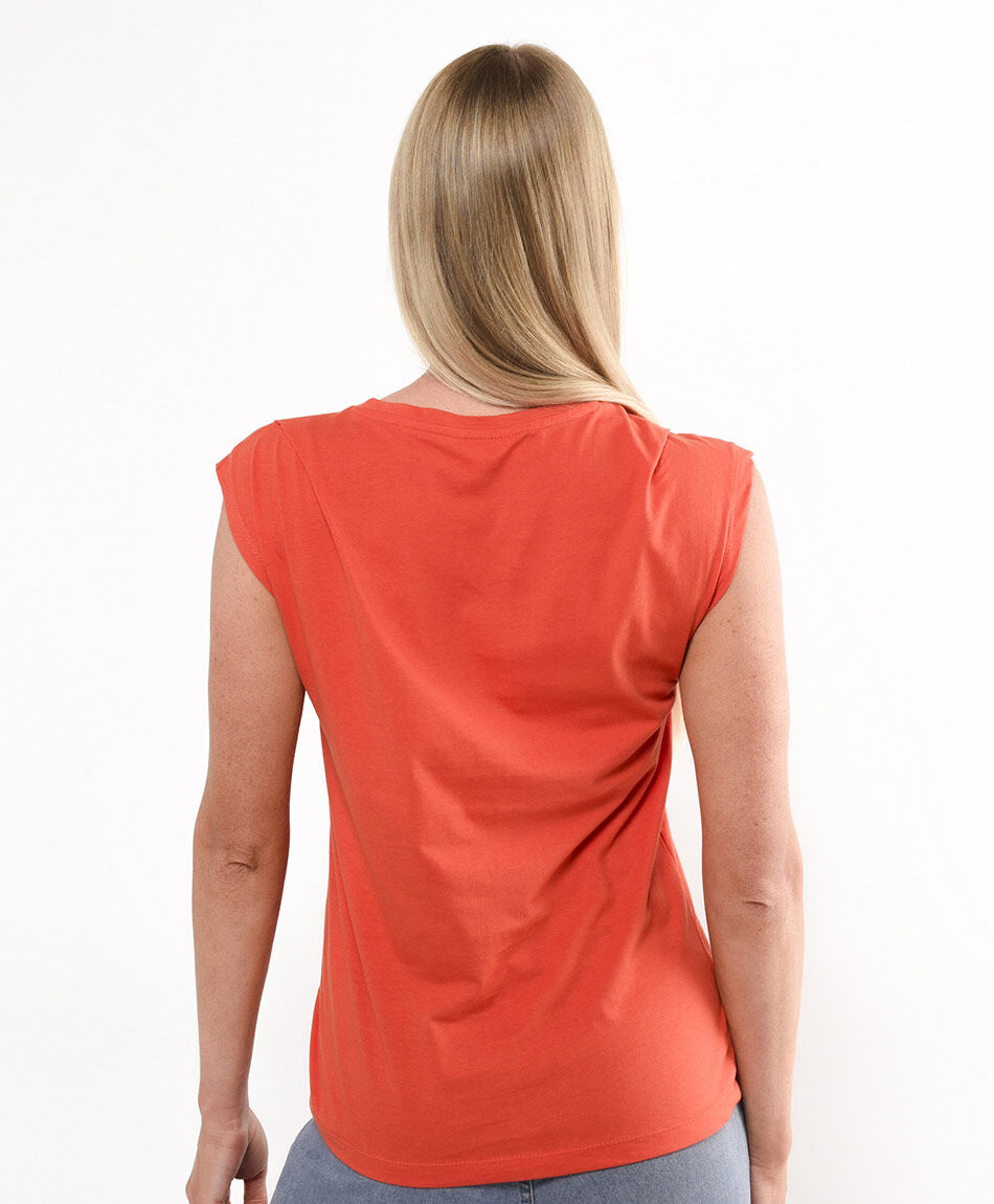 Remera mujer bordado coraz&oacute;n