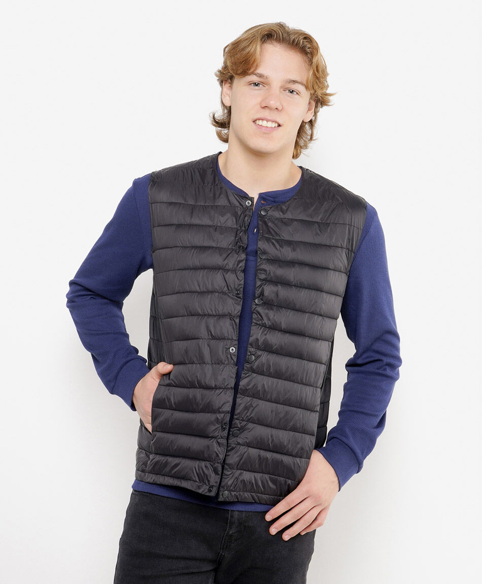 Parka hombre sin mangas acolchada