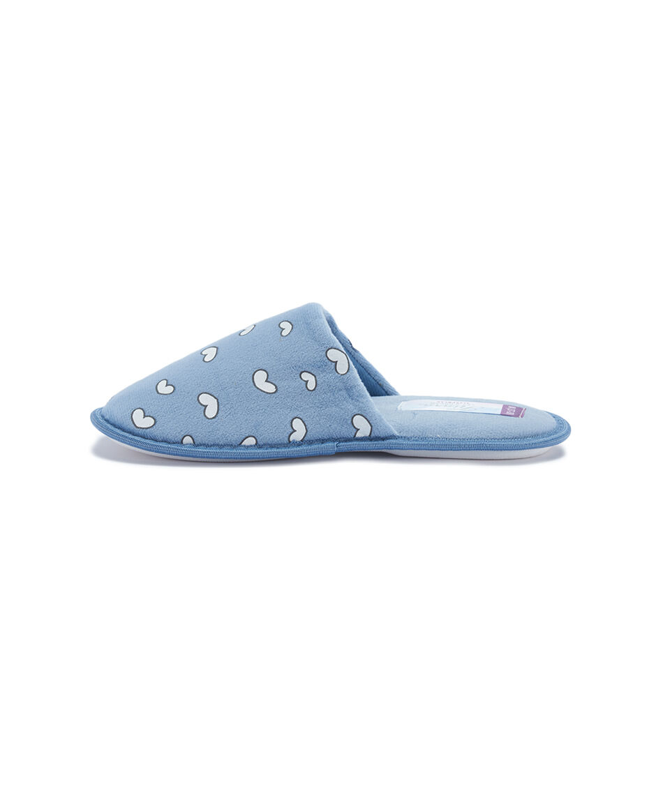 Pantuflas mujer cielo azul