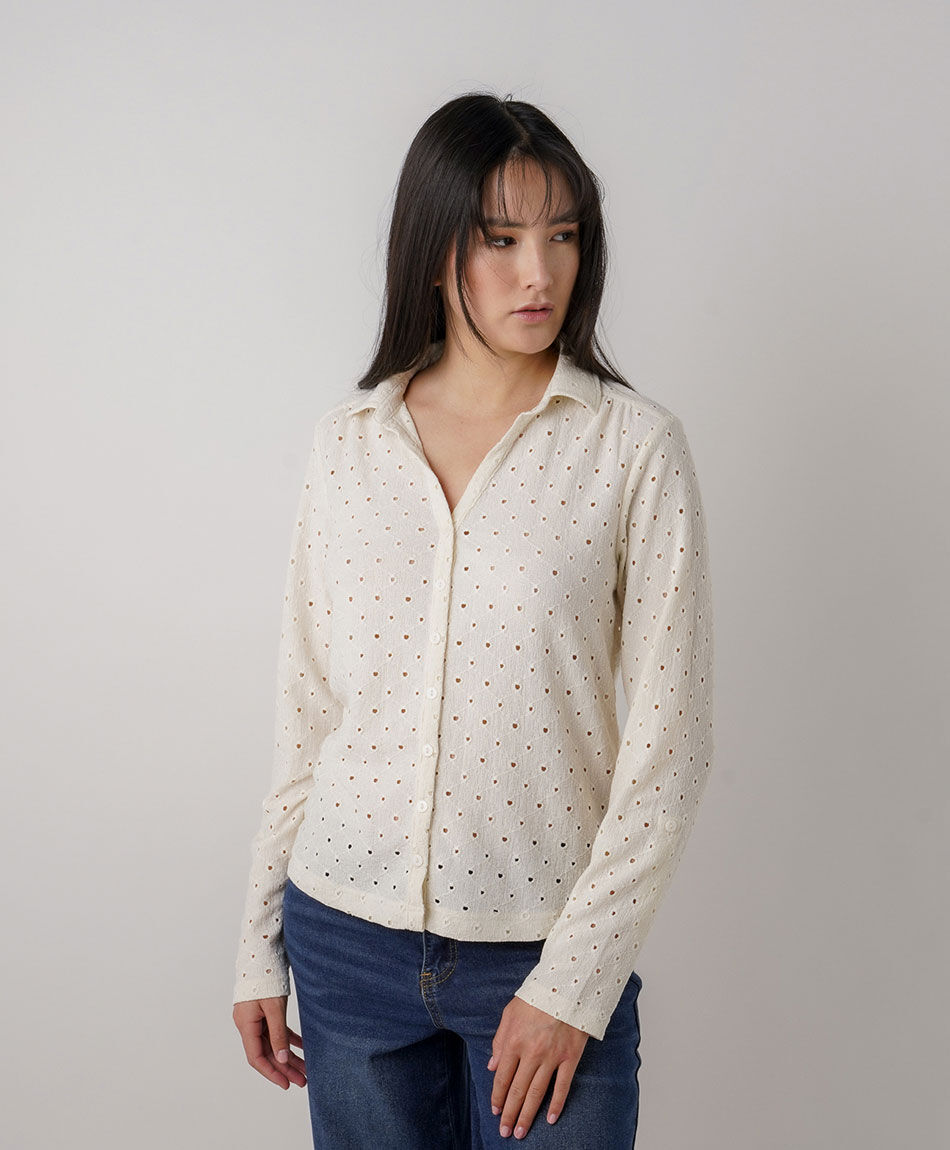Camisa mujer calada