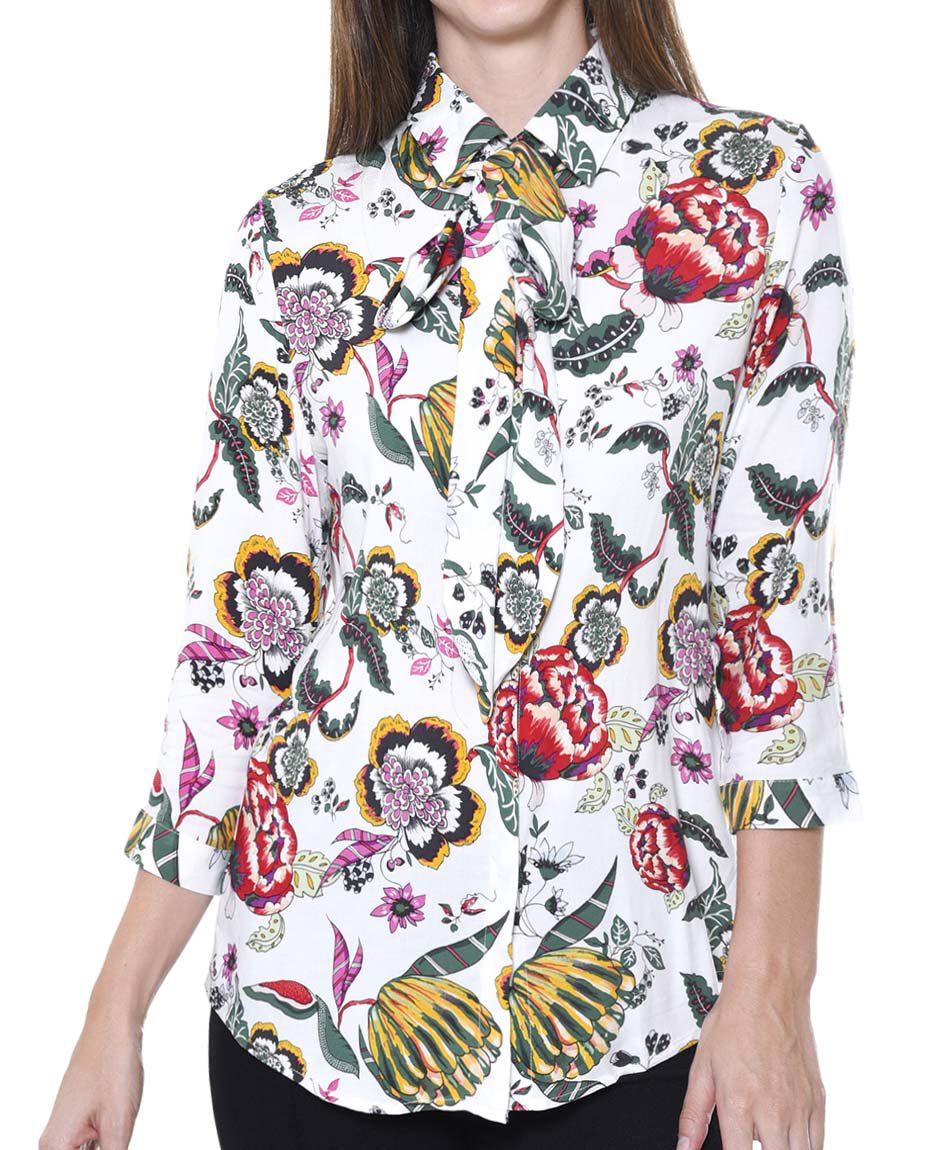Blusa estampado lazo