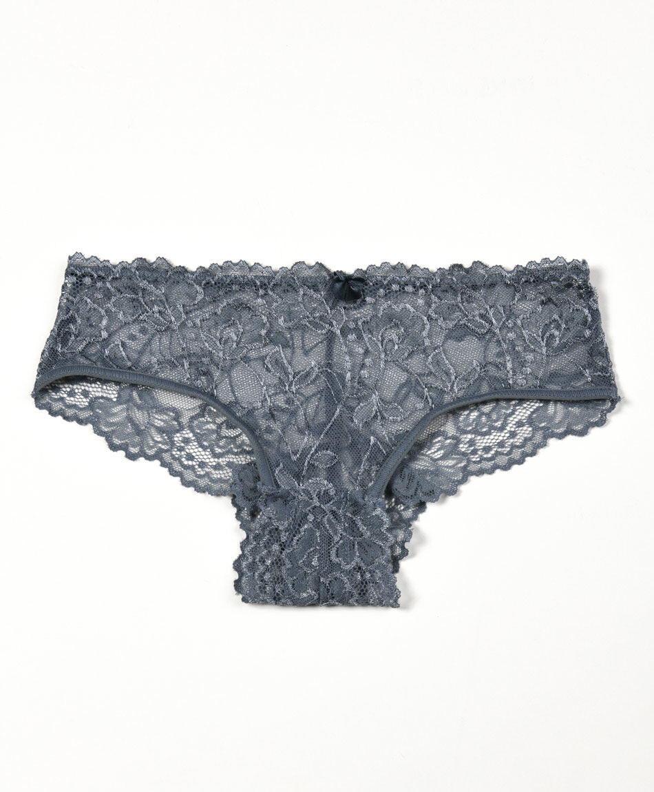 Pantaleta mujer encaje transparente