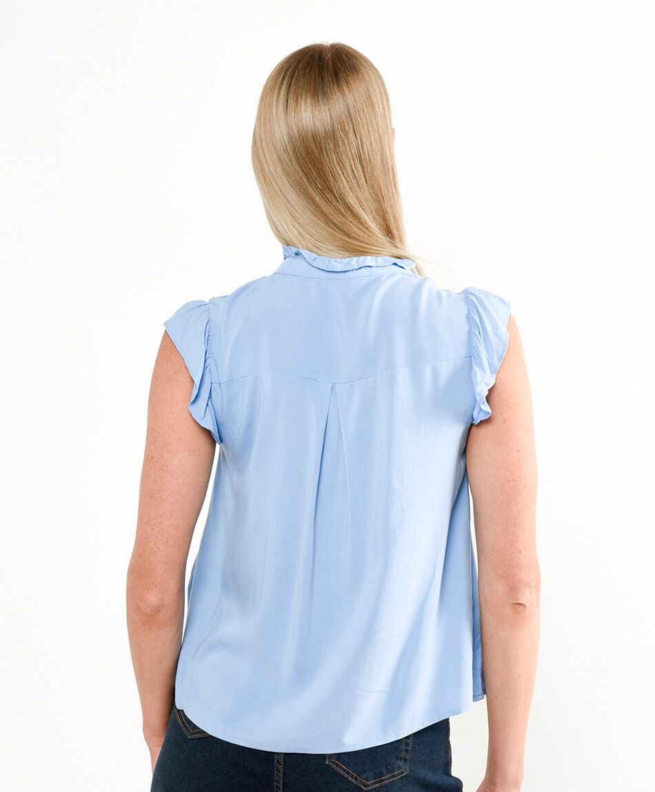 Camisa mujer cuello tirantes