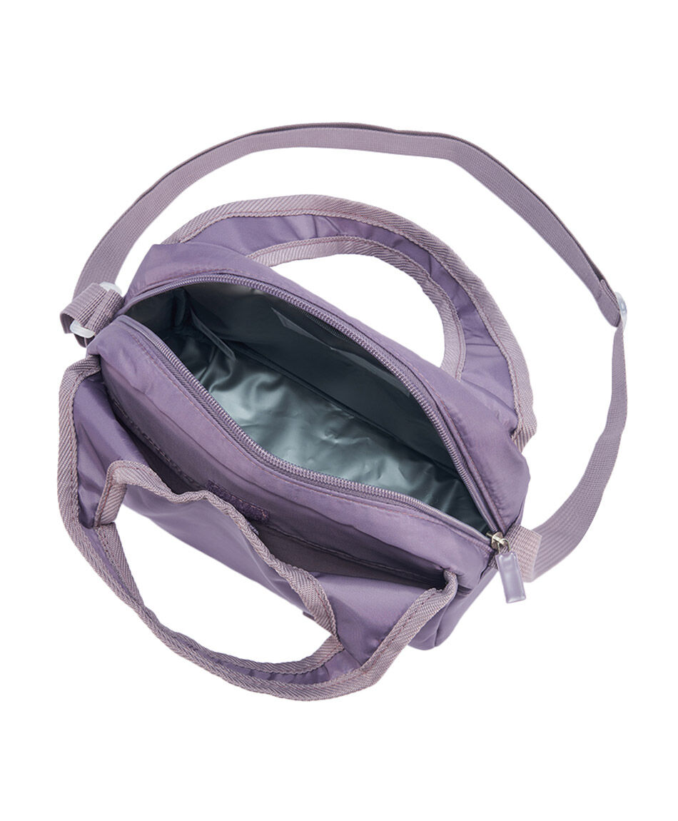 Lonchera escolar morada