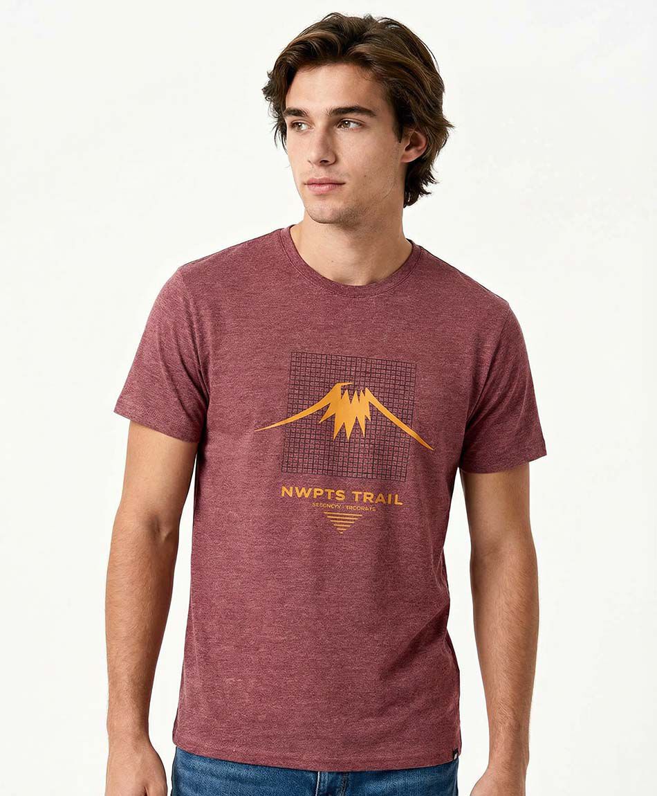 Remera deportiva hombre trail