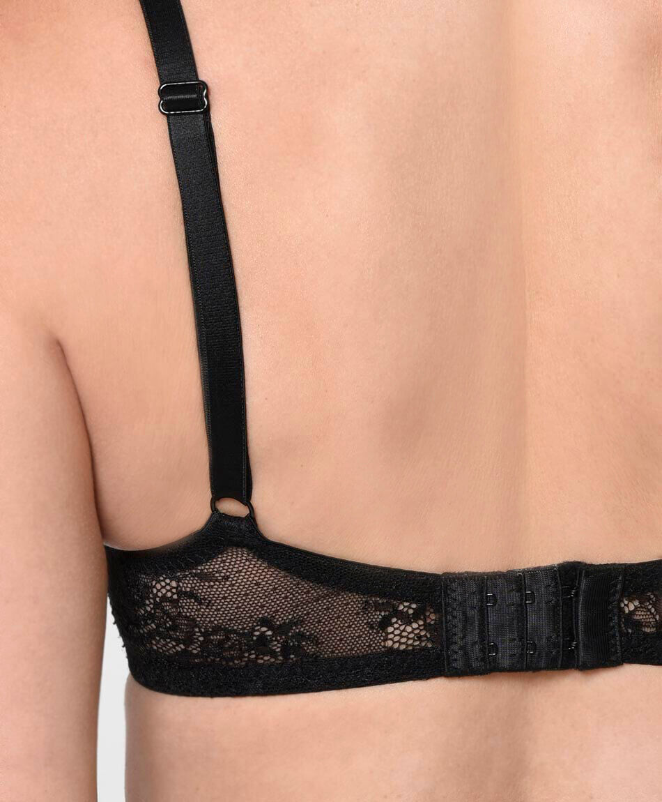 Bralette mujer malla floreada