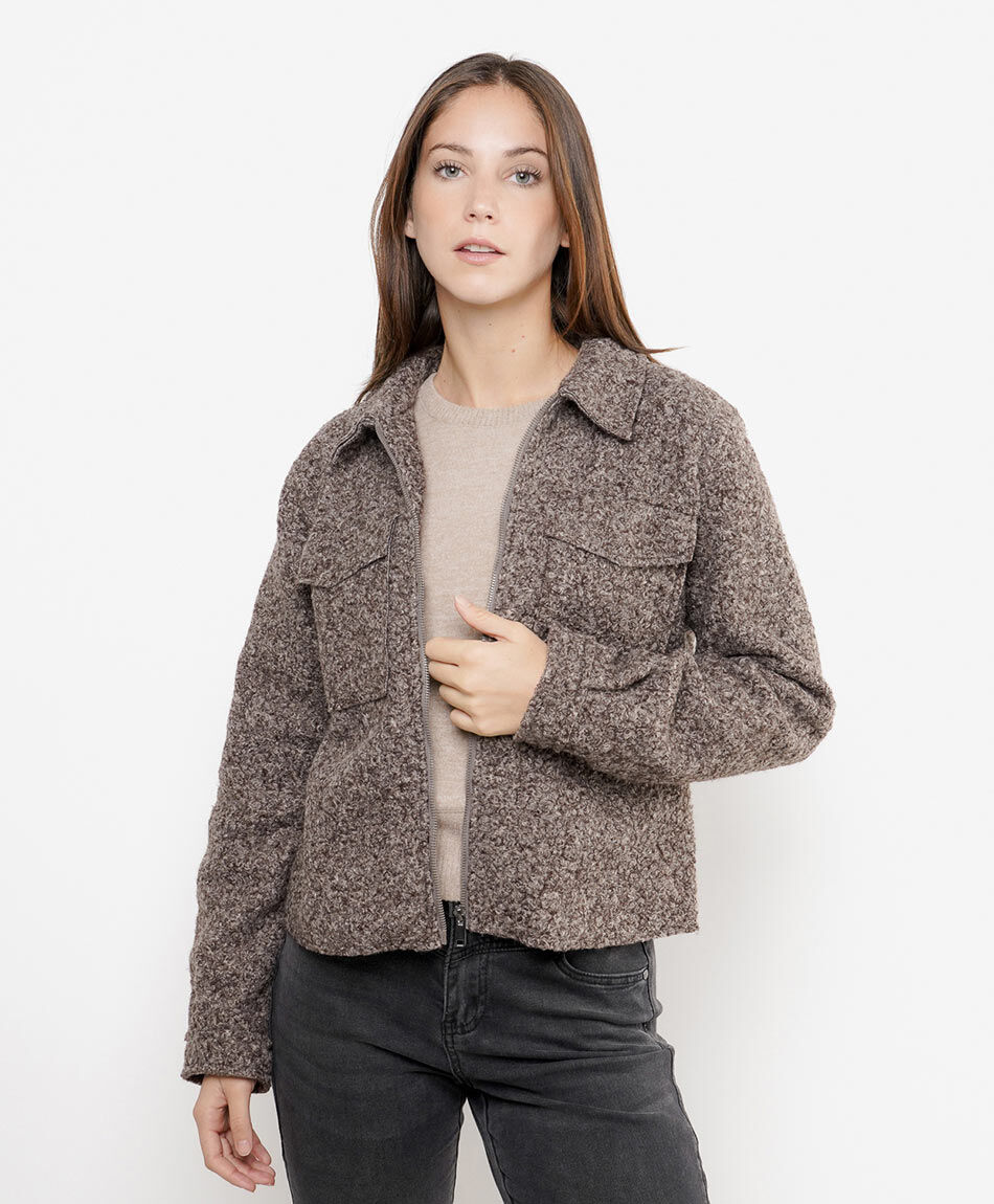Campera mujer jaspeada