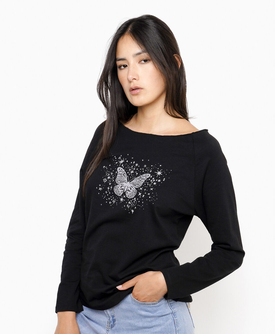 Remera mujer butterfly
