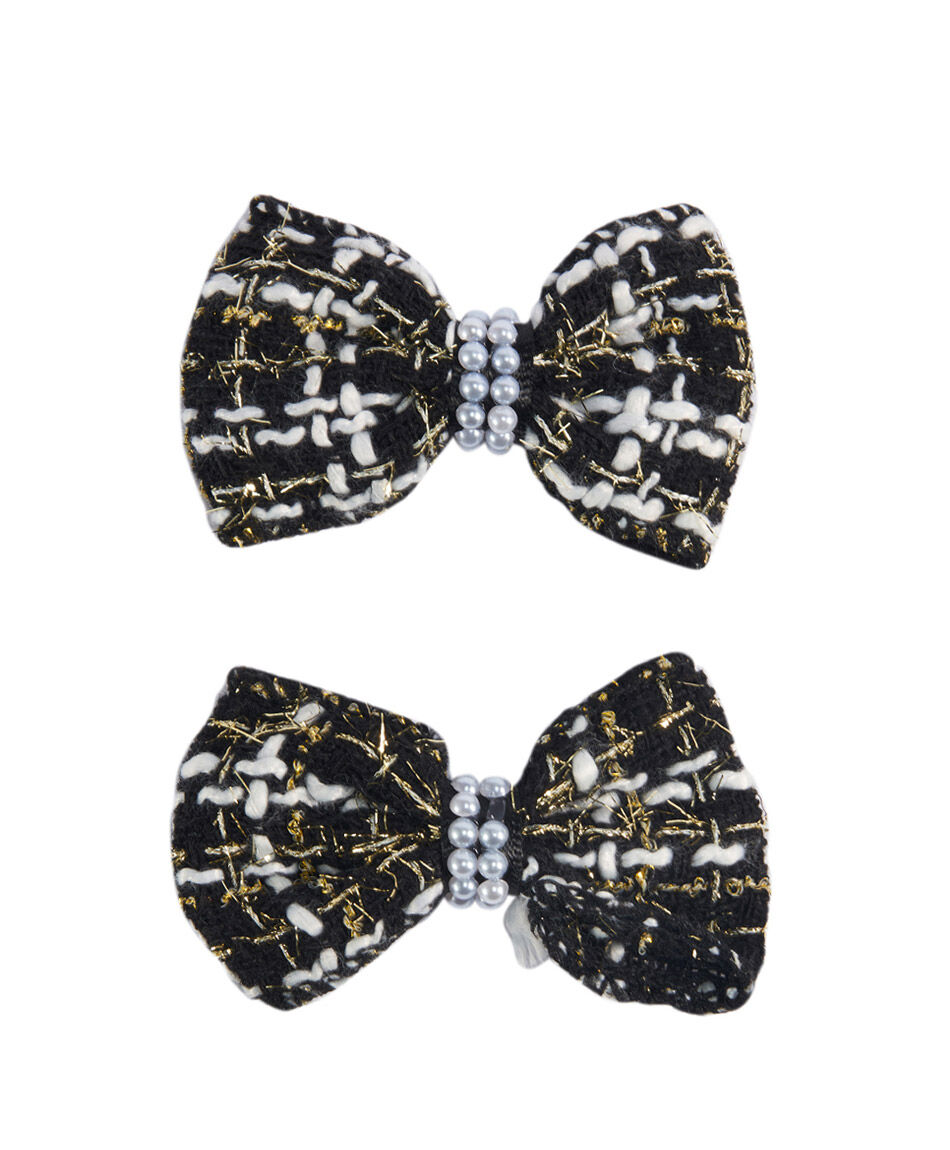 Set 2 pinches infantil perlas