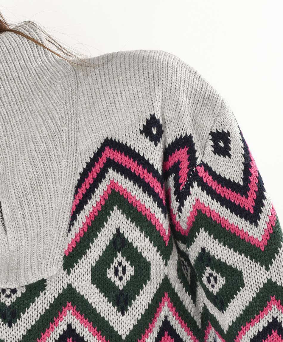 Sweater mujer rombos
