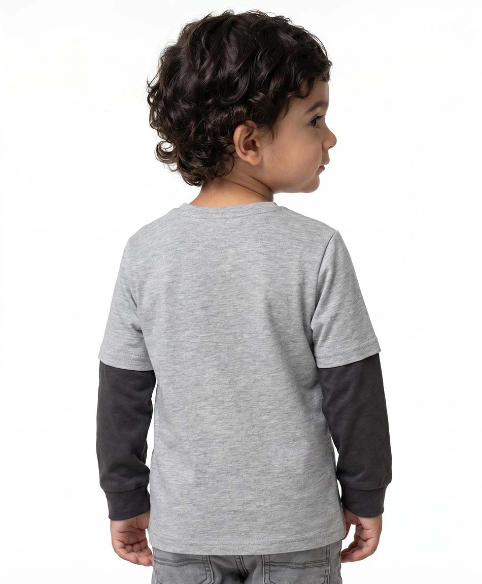 Remera beb&eacute; manga larga dinosaurios