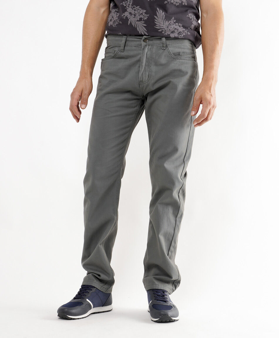 Pantal&oacute;n hombre b&aacute;sico liso