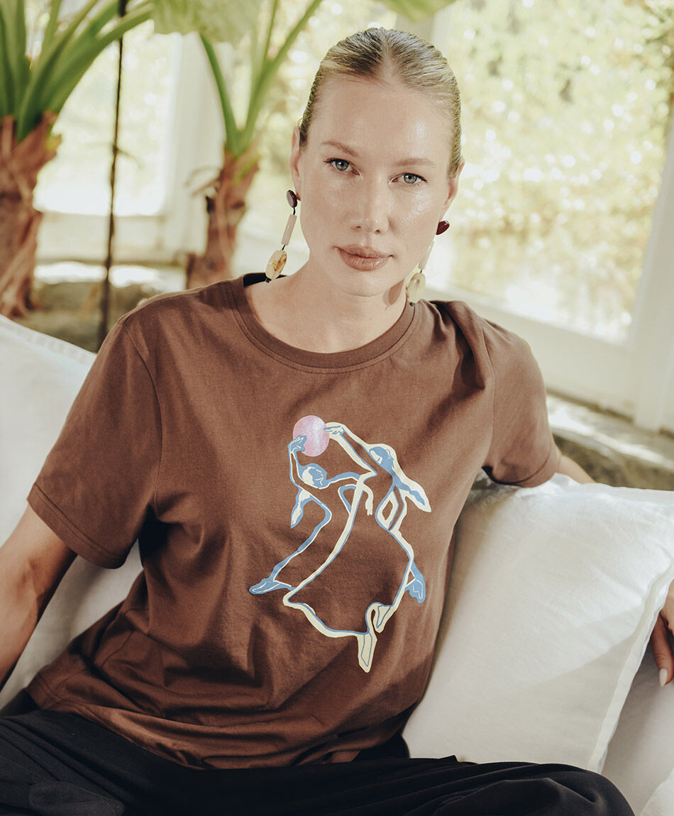 Remera mujer luna llena