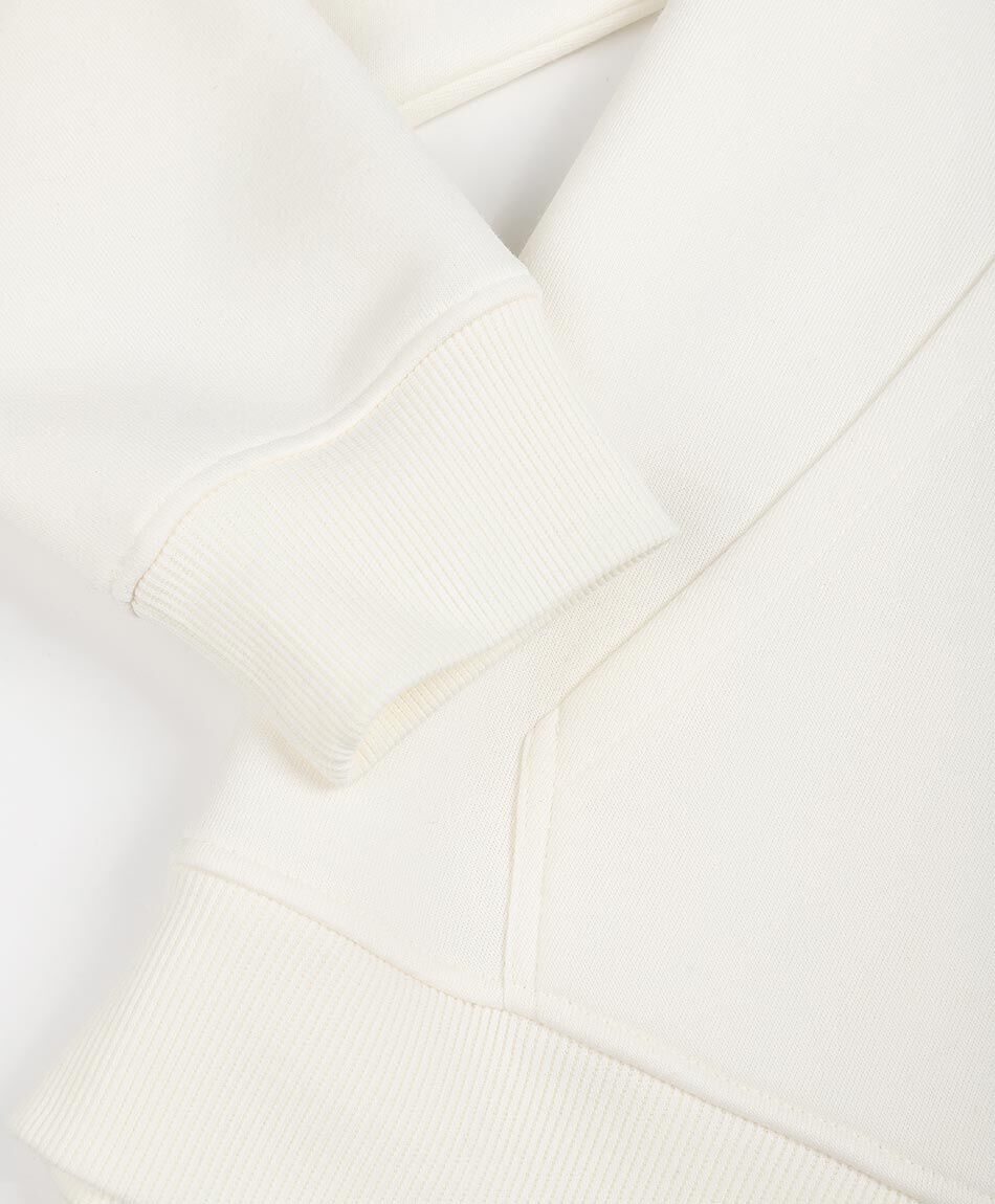 Buzo hombre gorro canguro white