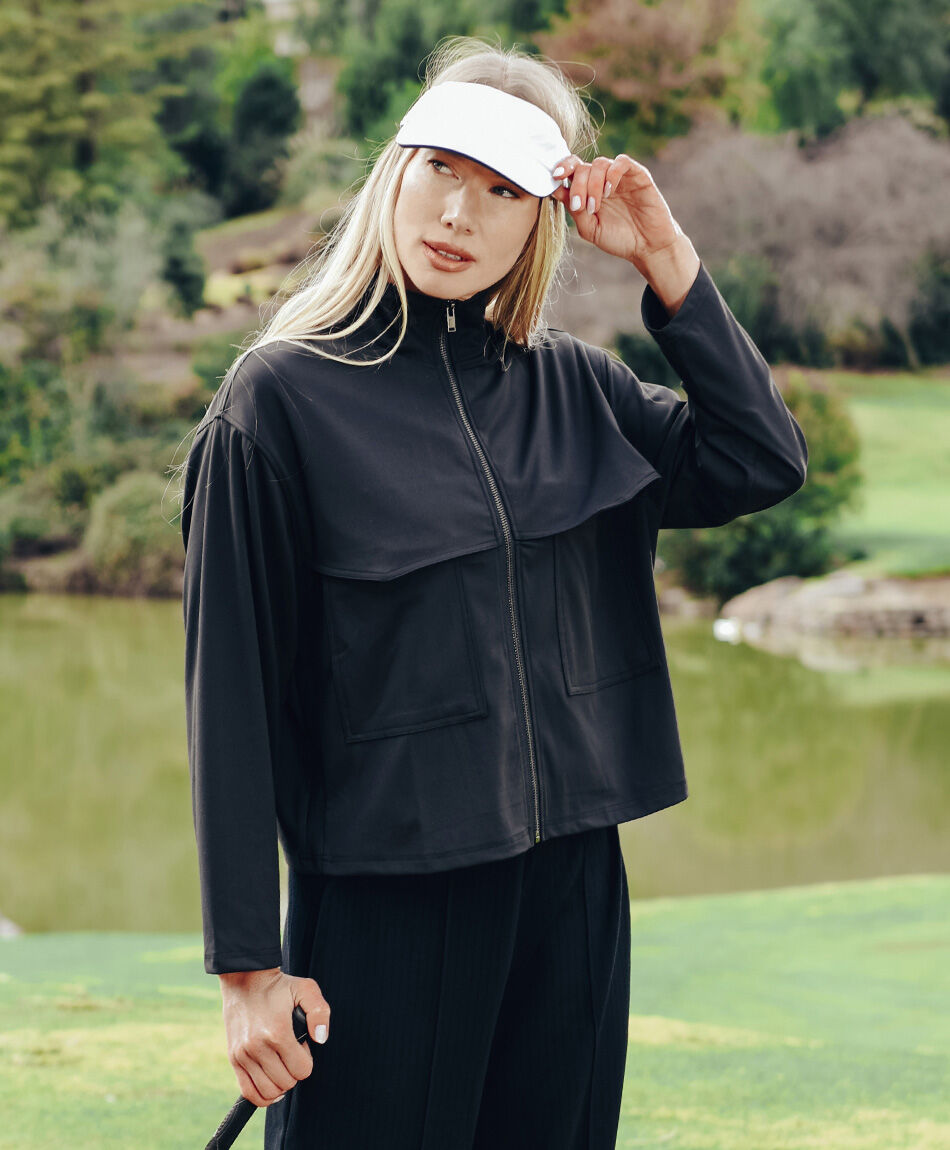 Chaqueta mujer bolsillos tapas
