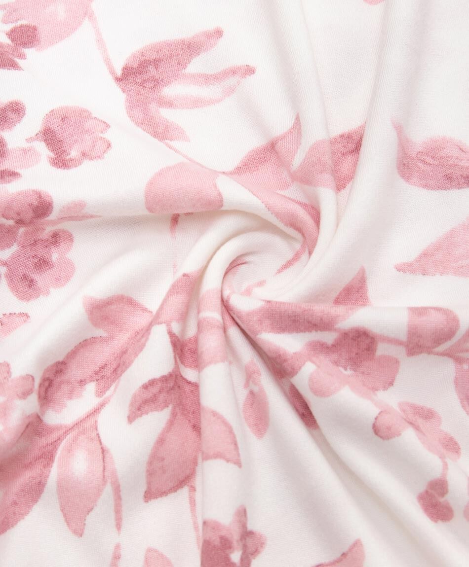 Pijama mujer dise&ntilde;o floreado pink