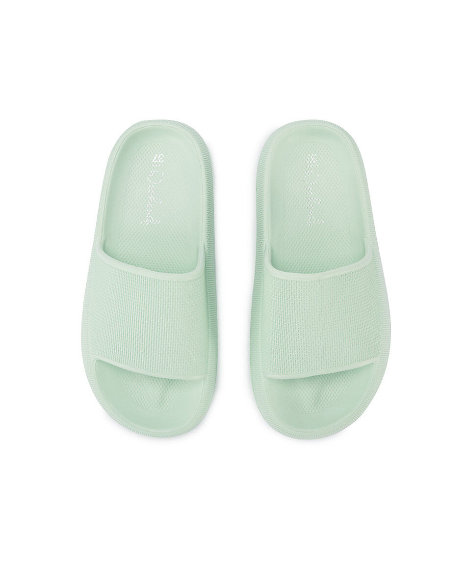 Sandalia mujer textura menta