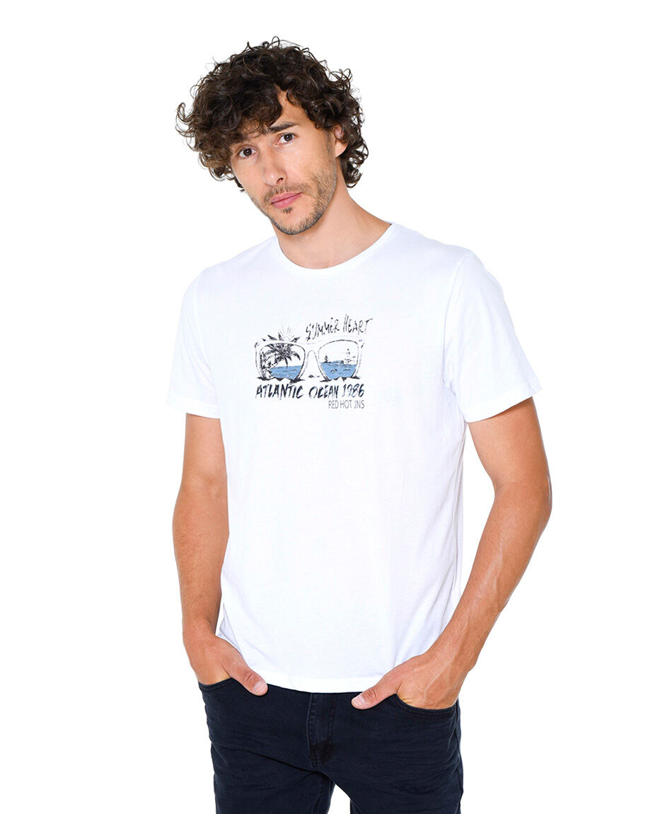 Polera estampada