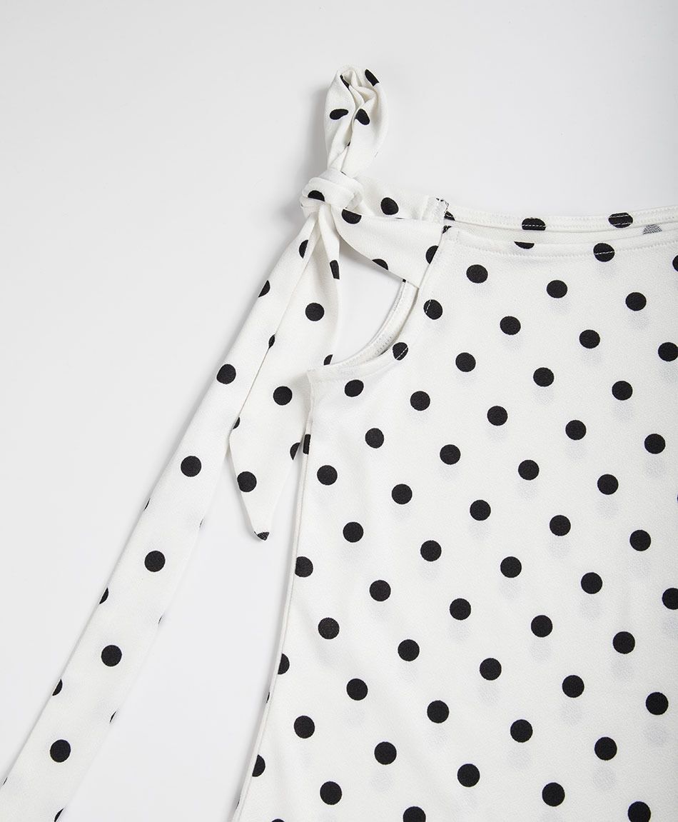 Remera mujer top puntos