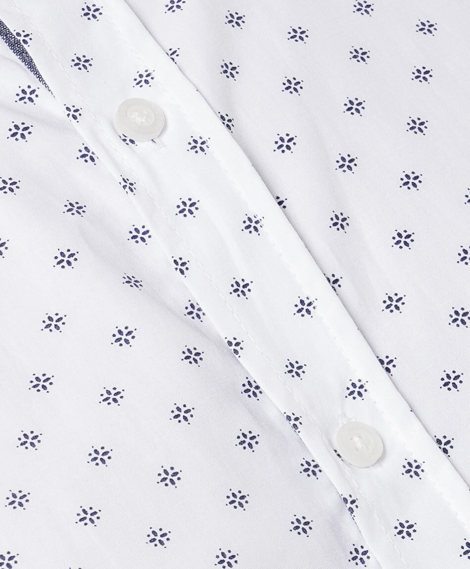 Camisa hombre mini print