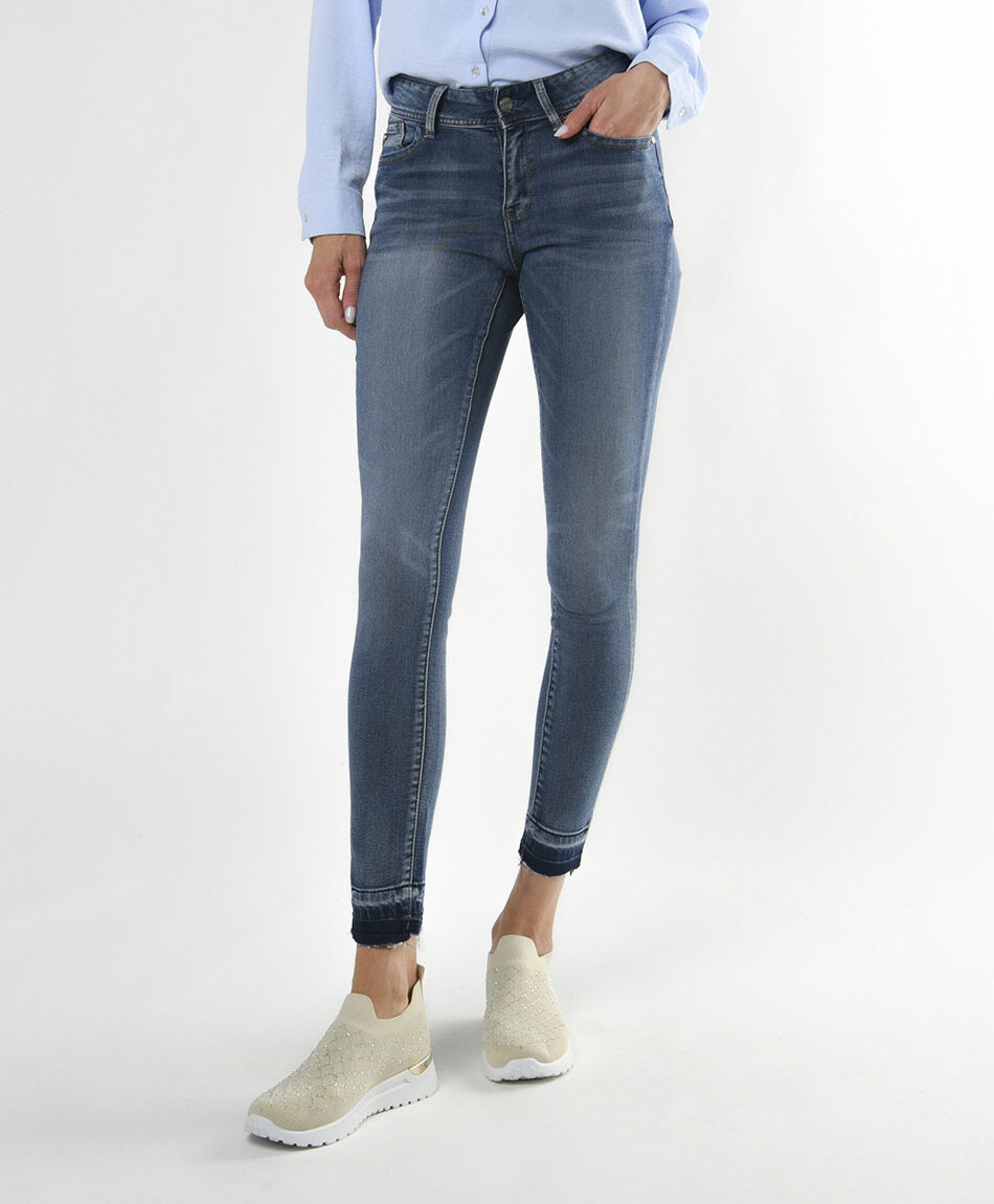 Jeans mujer desgastado skinny fit