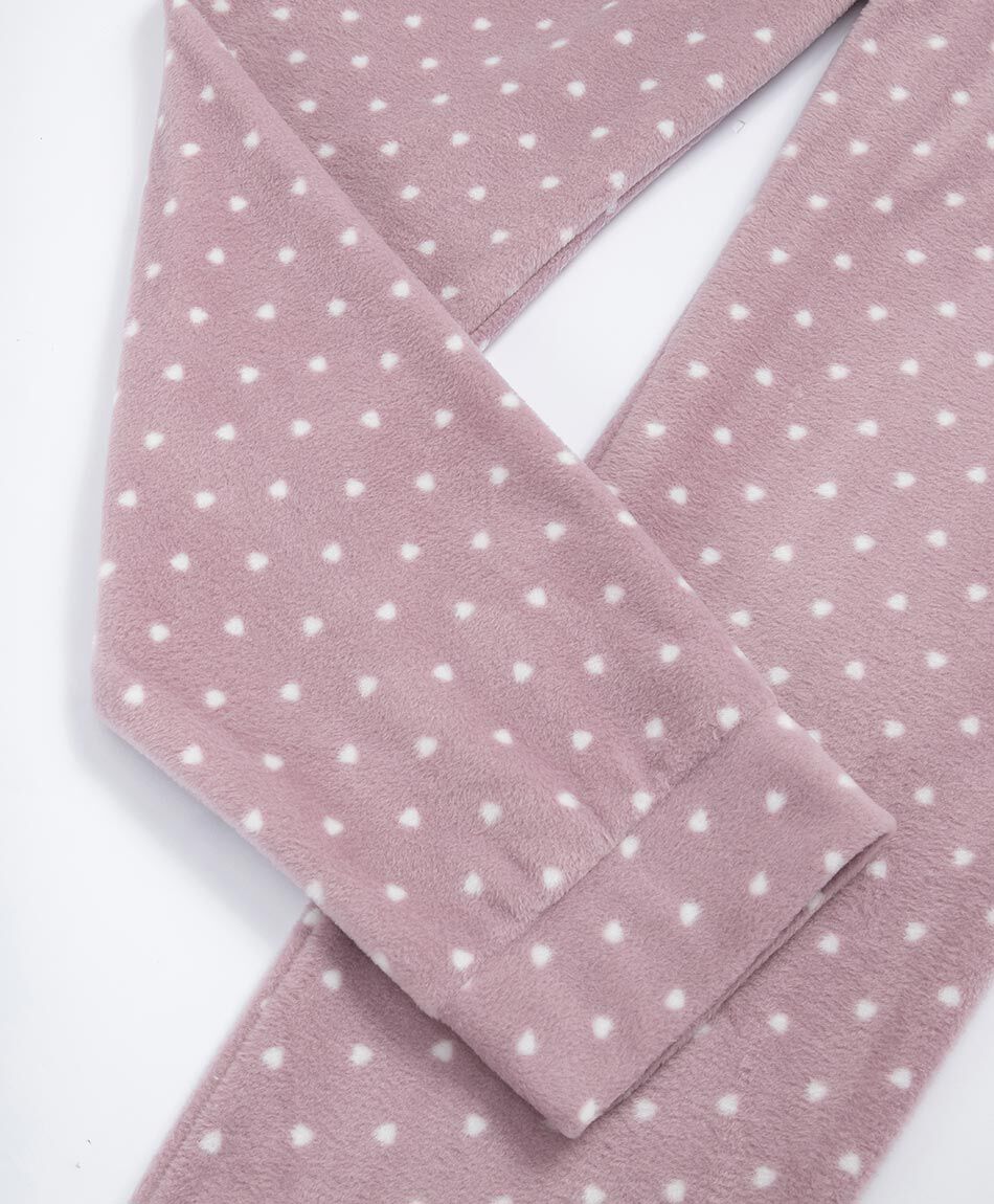 Pijama mujer  top liso botones