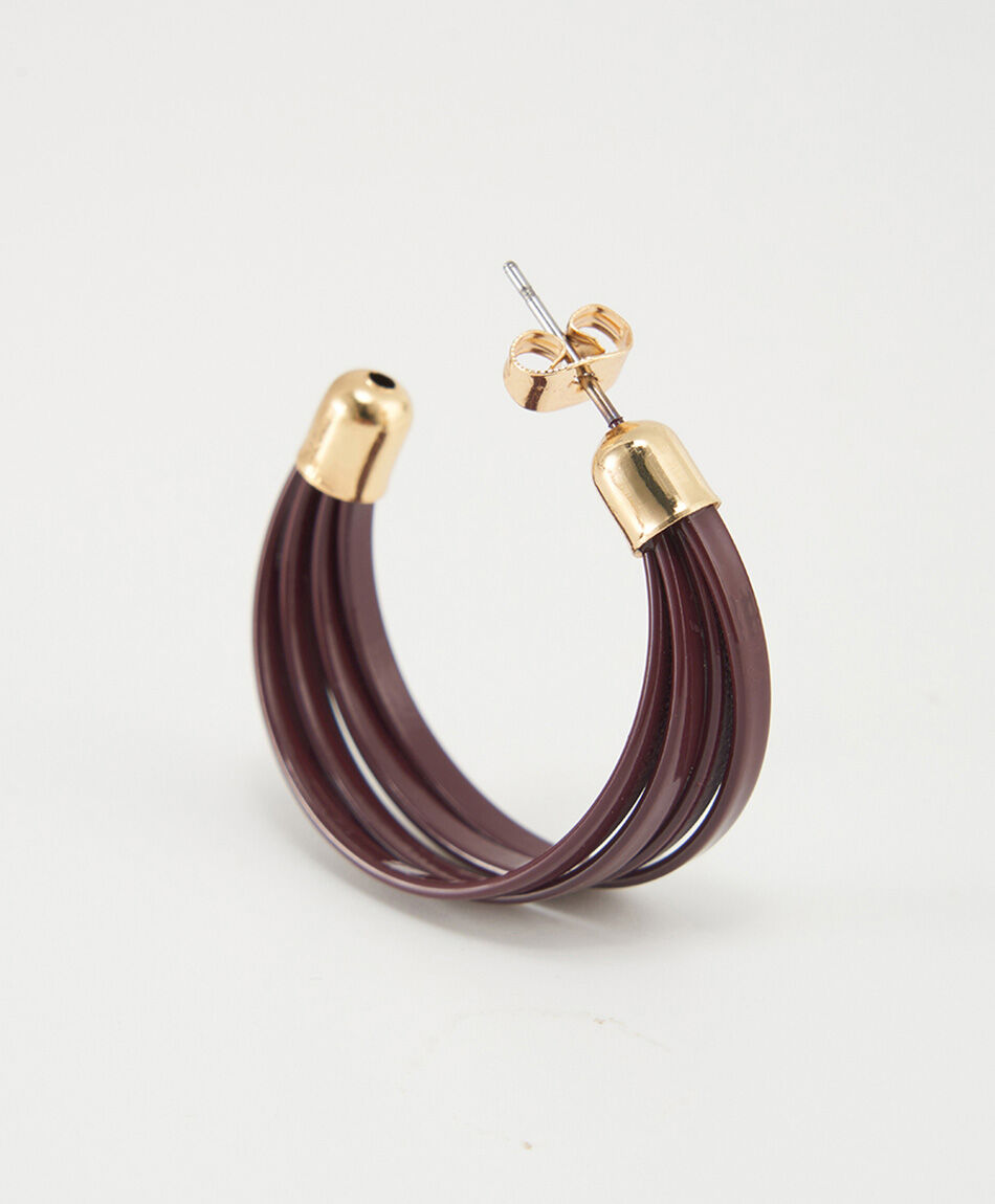 Aros mujer caf&eacute;