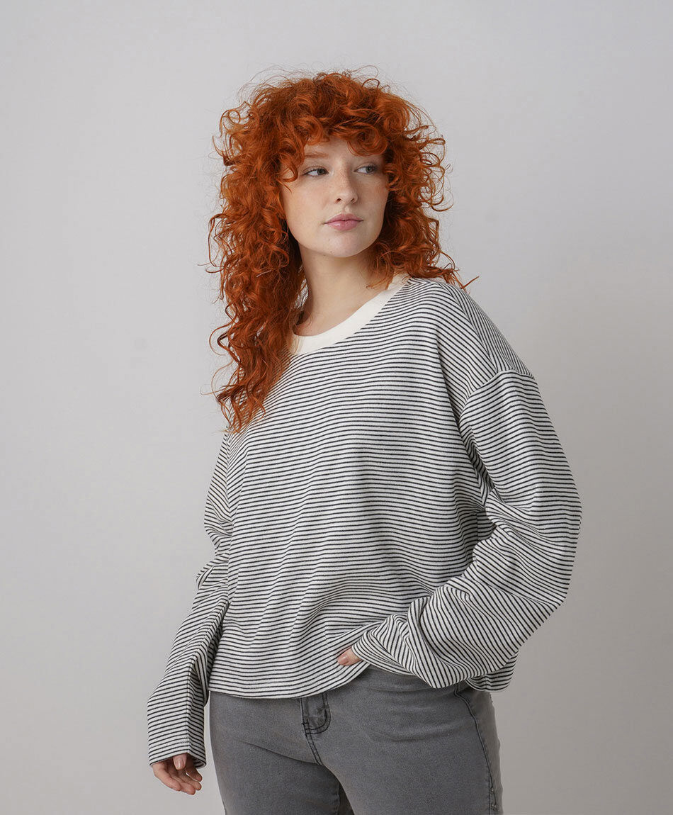 Buzo mujer listas
