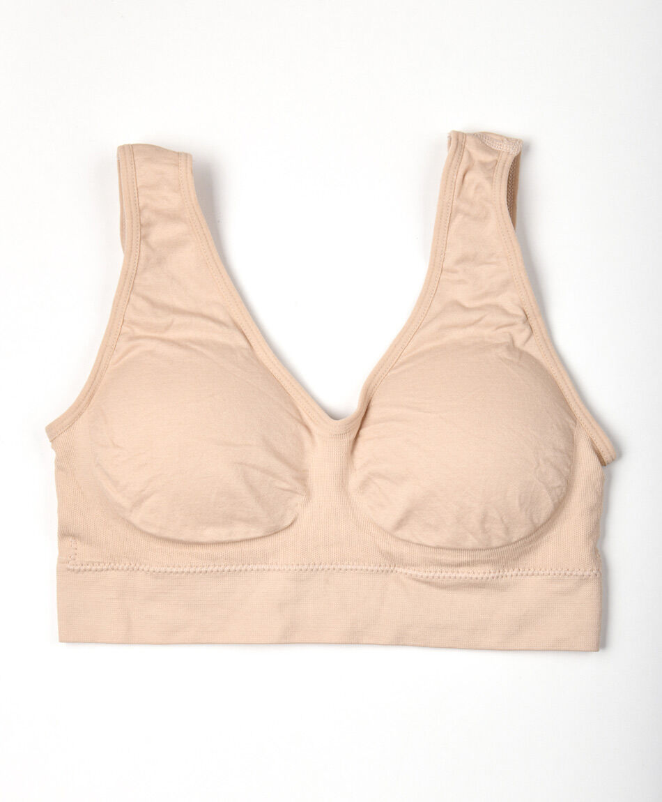 Peto mujer seamless escote redondo