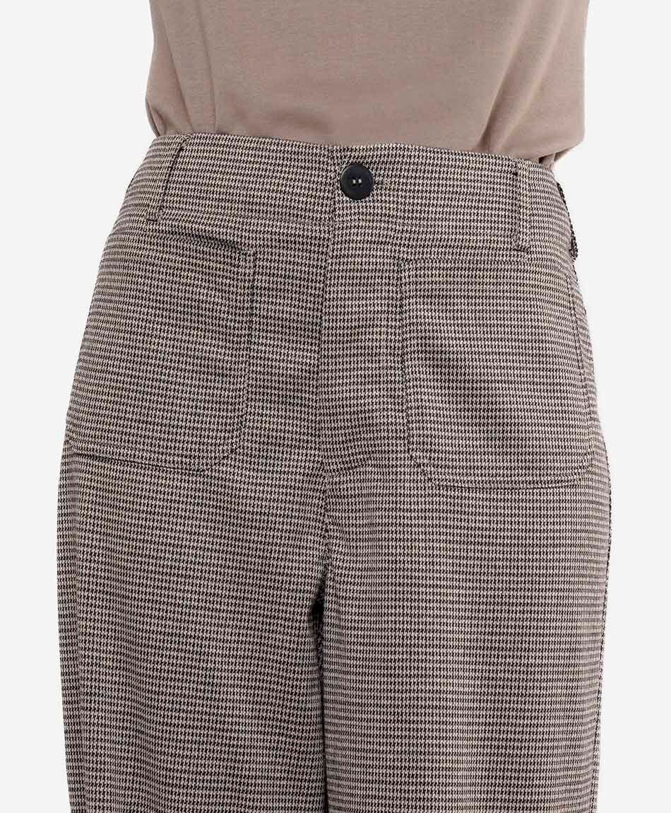 Pantal&oacute;n mujer check wide