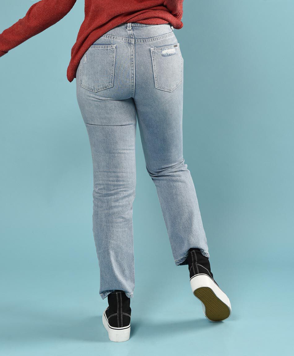 Jeans tiro alto skinny fit