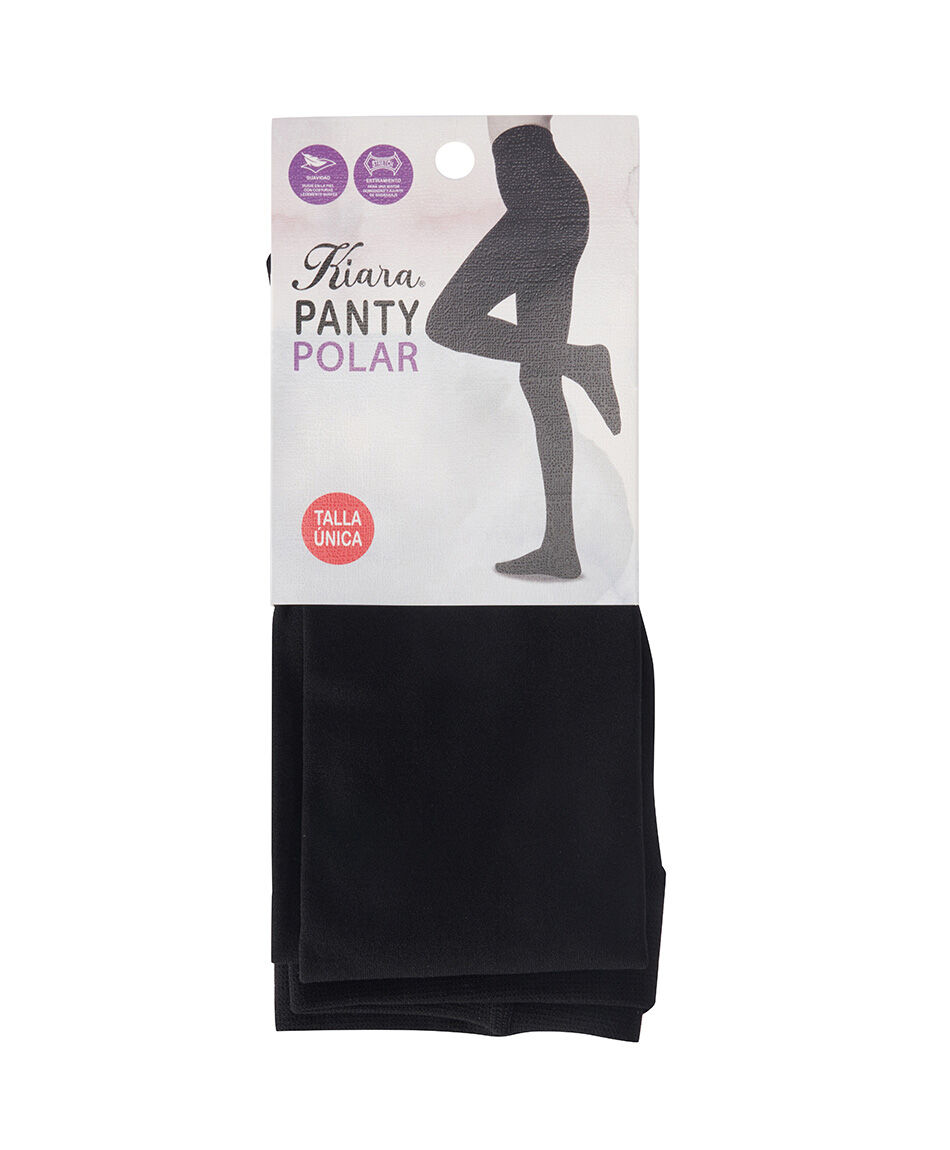 Panty mujer polar b&aacute;sico black